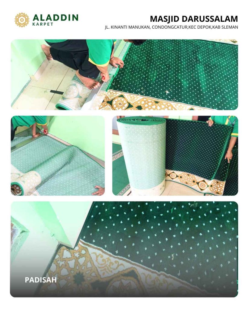 Pemasangan Karpet Masjid Depok Sleman Yogyakarta