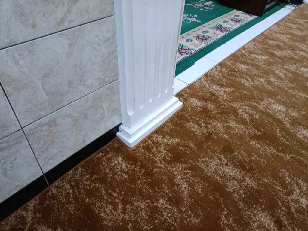 Pemasangan Karpet Masjid Semarang Barat Masjid Jami Al Hikmah (1)