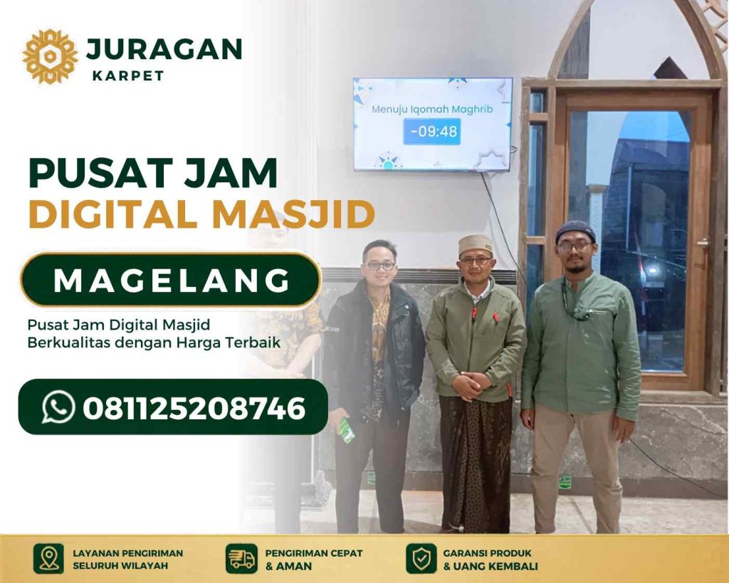 Pusat Jam Digital Masjid Magelang Solusi Informasi Masjid yang Modern dan Mudah Dikelola