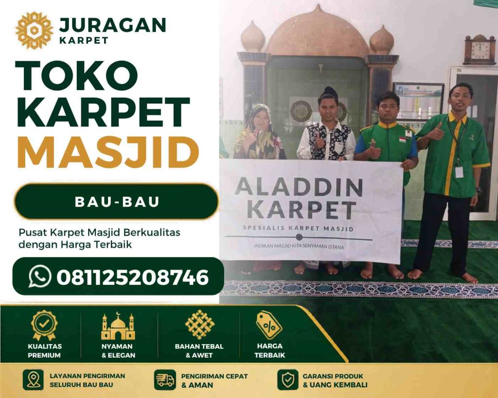 Toko Karpet Masjid Bau Bau Dengan Pilihan Karpet Berkualitas